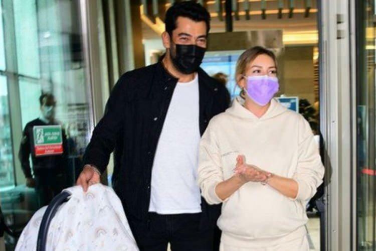 Imágenes de Kenan Imirzalıoğlu y su esposa Sinem Kobal saliendo del hospital