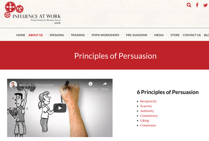 Los seis principios de persuasión de Robert Cialdini
