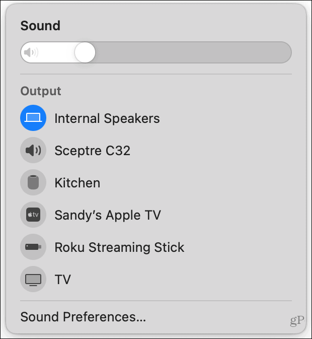 Control de sonido en Mac