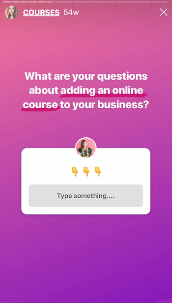 Etiqueta engomada de la historia de Instagram con preguntas