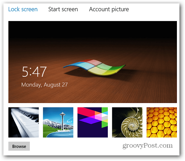 Cómo personalizar la pantalla de bloqueo de Windows 8