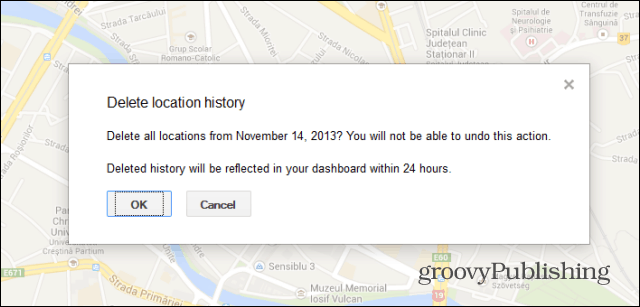 Historial de ubicaciones de Google