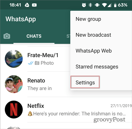 WhatsApp deja de agregar a la configuración de grupos