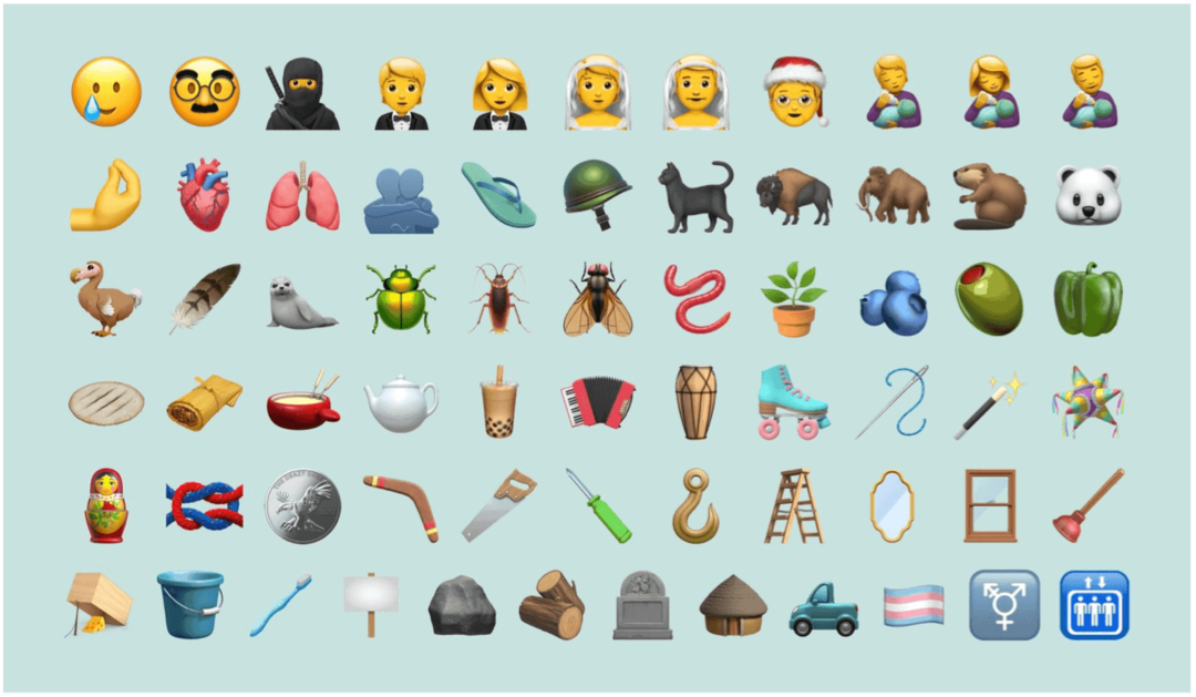 emojis de iOS 14.2