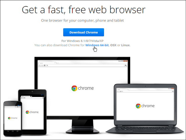 Google Chrome de 64 bits ahora disponible para Windows 7 y superior