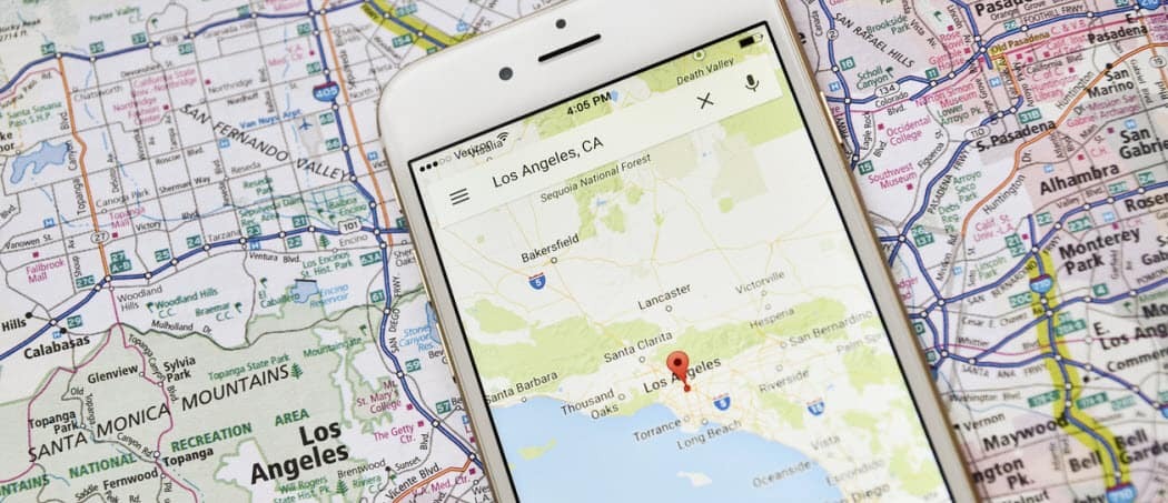 Cómo medir la distancia entre ubicaciones en Google Maps