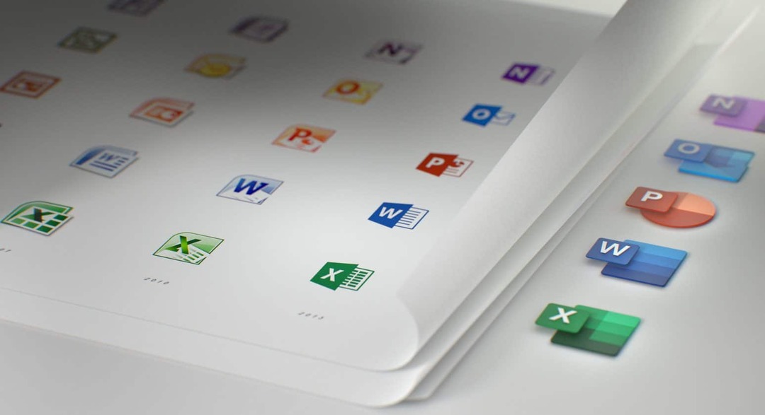 Nuevos iconos de Office 365