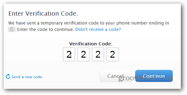 Código de verificación