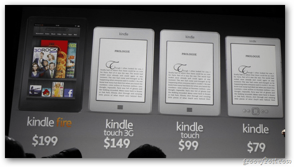 Amazon: anuncia tres nuevos lectores Kindle con la nueva tableta Kindle Fire Color de $ 199