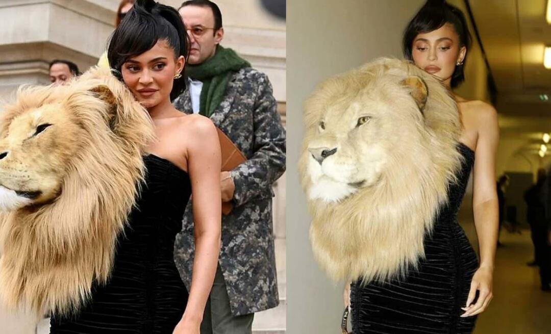 ¡El vestido con cabeza de león de Kylie Jenner dejó con la boca abierta! Quienes lo vieron pensaron que era real.