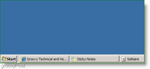 Barra de tareas de Windows 7 Classic XP