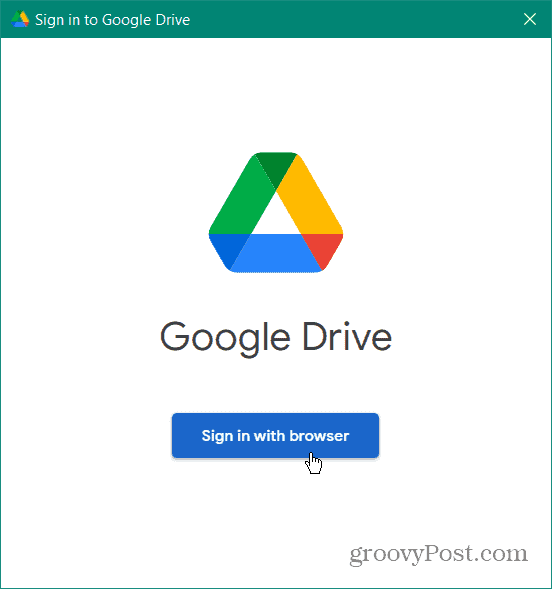  iniciar sesión agregar google drive al explorador de archivos