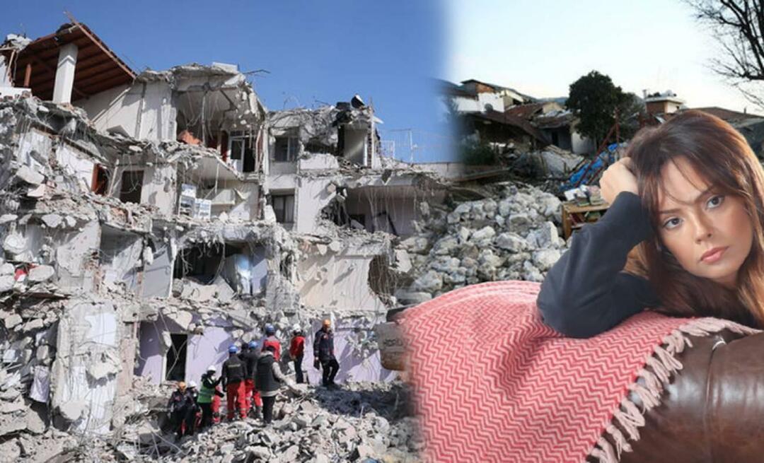 ¡Desgarrador terremoto compartido de Ebru Gündeş!