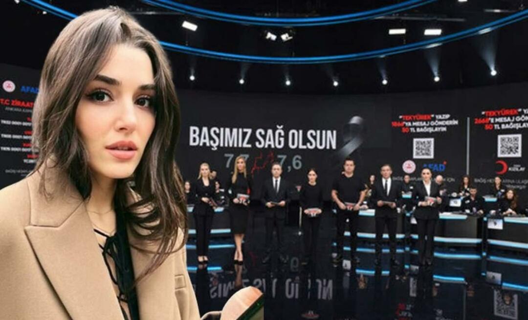 ¡Hande Erçel, que participó en la campaña Türkiye One Heart, contó sobre esos momentos! "...Quería que supieras"