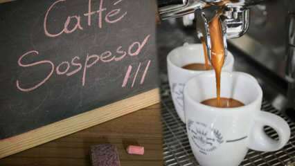 ¿Qué significa colgar café? Caffé Sospeso: la tradición napolitana de colgar el café
