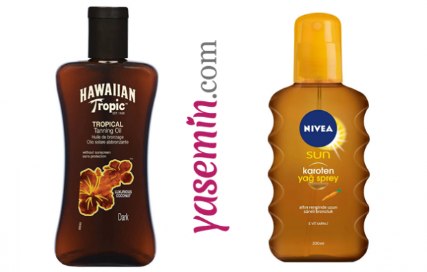 HAWAIIAN TROPIC Sun Oil Coconut F0 200ml & NIVEA Sun Sunscreen & Bronzer Spray Spf 50 200ml