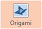 Transición de PowerPoint de Origami