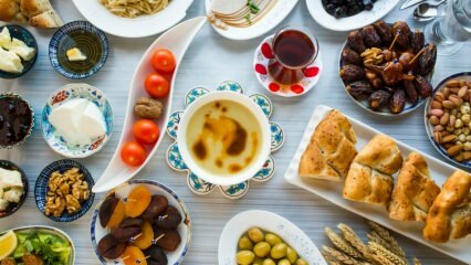 ¿Cómo es el menú sahur e iftar que no engorda? Sugerencias dietéticas de Ramadán ...