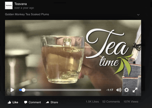 video de teavana