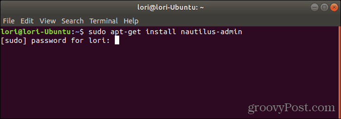 Instalar Nautilus Admin