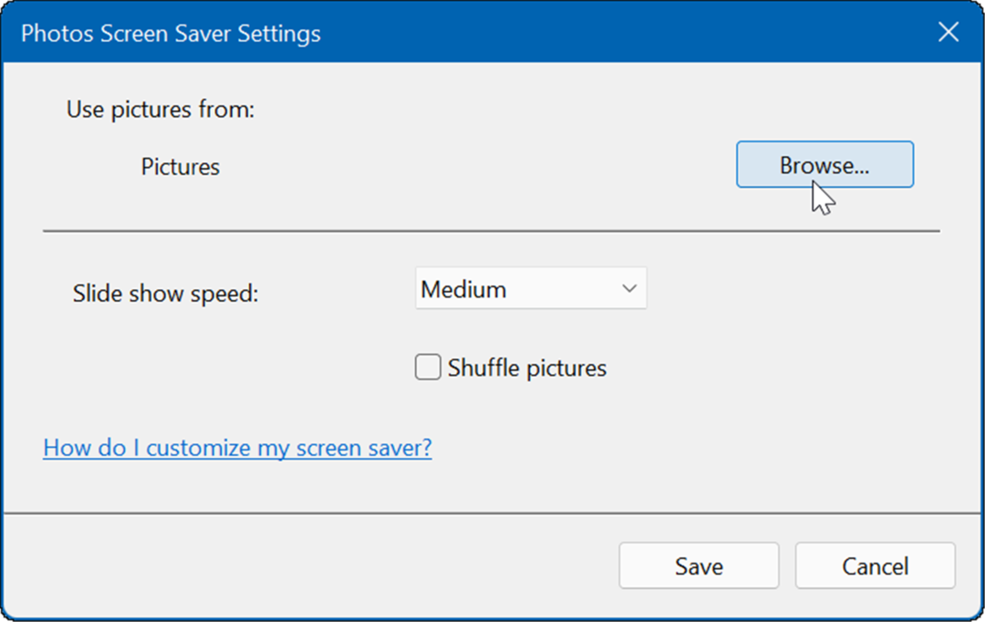 Cómo configurar fotos como protector de pantalla en Windows 11 y 10