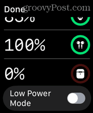 niveles de bateria del apple watch