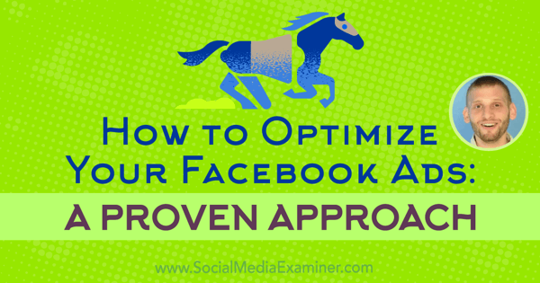 Cómo optimizar sus anuncios de Facebook: un enfoque probado que incluye información de Azriel Ratz en el podcast de marketing en redes sociales.