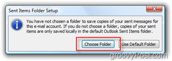 Configurar la carpeta SEND Mail para la cuenta iMAP en Outlook 2007