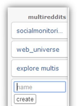 crear un multireddit