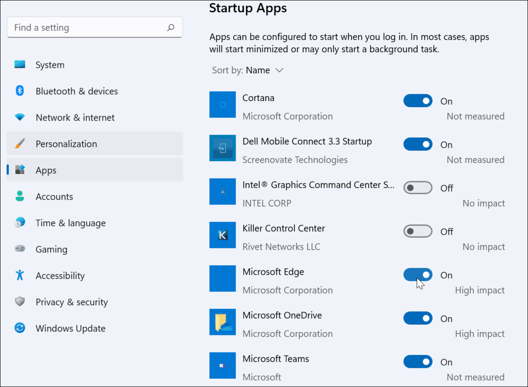 Cómo deshabilitar las aplicaciones de inicio en Windows 11