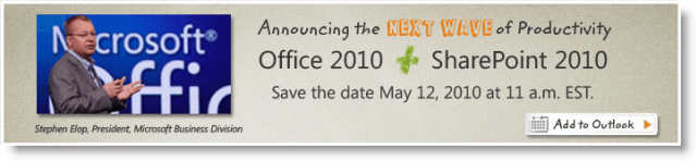 Evento de lanzamiento de Microsoft Office 2010