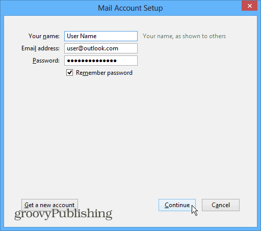 Configuración de la cuenta de correo de Thunderbird