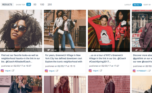 También puede ver las publicaciones de Instagram más atractivas de la marca durante la semana pasada.