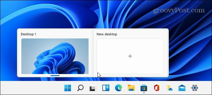 Botón de escritorio virtual Windows 11