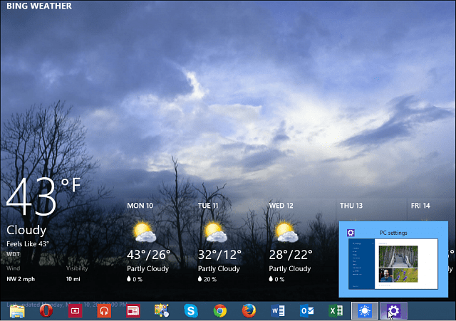 Windows 8.1 Actualización 1: Nuevas características de la barra de tareas para aplicaciones modernas