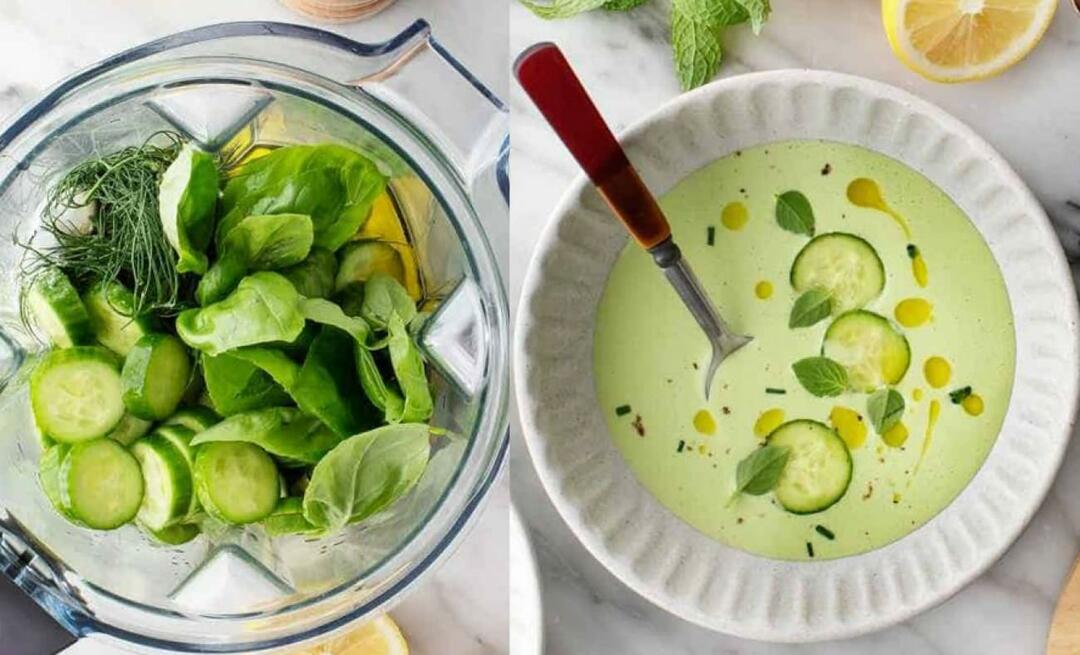¡La sopa fría ideal del verano! ¿Cómo hacer sopa fría de pepino? Receta de sopa de pepino