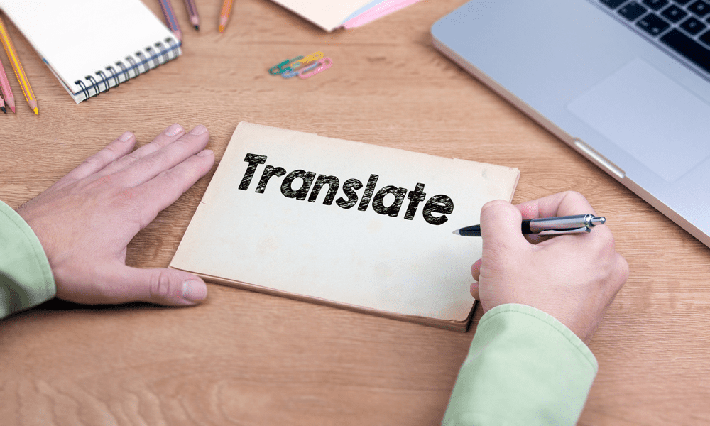 Traducir un documento de Google Docs