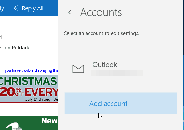 Aplicación de correo Windows 10