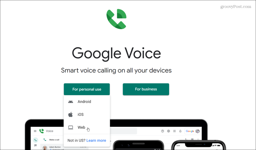 usar Google Voice para hacer llamadas desde una computadora