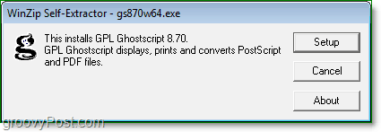 Cómo instalar ghostscript en Windows 7 