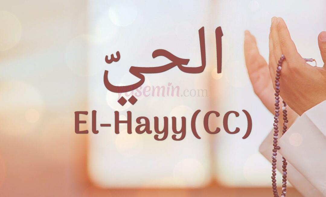 ¿Qué significa El-Hayy (cc) de Esma-ul Husna? ¿Cuáles son las virtudes de Al-Hayy (cc)?