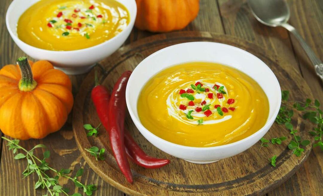 ¿Cuáles son los ingredientes para la sopa de calabaza? ¿Cómo hacer sopa de calabaza?