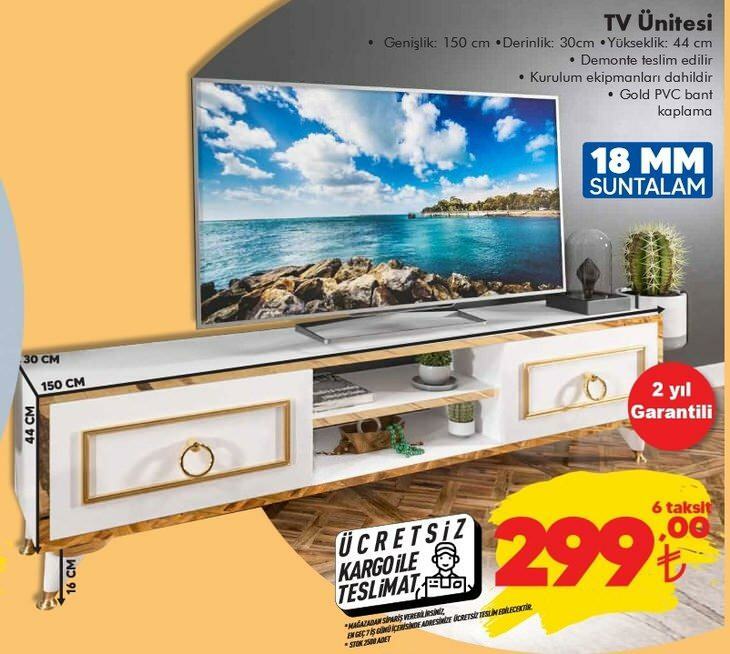 ¿Cómo comprar la unidad de televisión de aglomerado vendida en Şok? Características de la unidad Shock TV