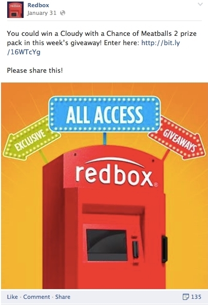 actualización de redbox
