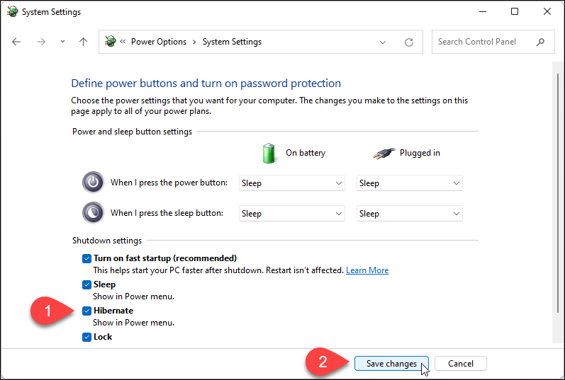 Cómo Habilitar O Deshabilitar El Modo De Hibernación En Windows 11 6995