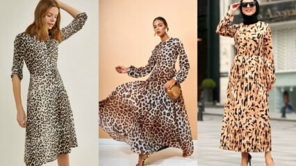 ¿Cómo combinar ropa con estampado de leopardo? Modelos de patrón de leopardo 2020